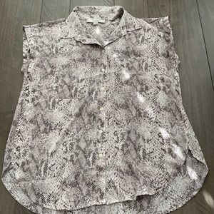 Light pink blouse from Loft